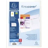 ULOŽNA VARENA A4 S 10 FASCIKLI "U" PLUS DŽEP KREACOVER EXACOMPTA 58109E BIJELA