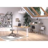 Germania Radni stol s pločom stola u dekoru hrasta 80x140 cm Downey – | shoptok.hr