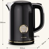 Klarstein Victoria električno kuhalo za vodu | 1,7 litara | 2200 W | Okretna baza 360° | Bezvremenski dizajn | shoptok.hr