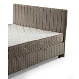 Hanah home Safir Set 90 x 190 - Brown Brown Single Mattress, Base & Headboard Cene