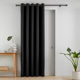 Catherine Lansfield Crna zatamnjujuća/termo izolacijska zavjesa za vrata 168x213 cm Wilson – | shoptok.hr