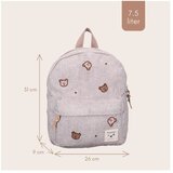 Kidzroom dječji ruksak Blossom and Bows - Teddy Bears Grey Jeans | shoptok.hr