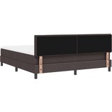  Postelja boxspring z vzmetnico Temno rjava 180 x 200 cm blago, (5000126266) | Shoptok.si
