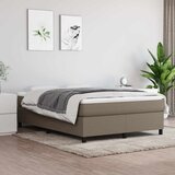  Krevet s oprugama i madracem smeđesivi 140x200 cm tkanina | shoptok.hr