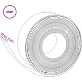  Ograda za vrt 25 m 20 cm PE Crna | shoptok.hr