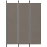 Sobna pregrada s 3 panela antracit 150 x 220 cm od tkanine | shoptok.hr