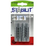 STABILIT Univerzalni vložek za skozi‑montažo (Premer zidnega vložka: 12 mm, Dolžina zidnega vložka: 60 mm, 4 kos) | Shoptok.si