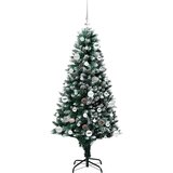 vidaXL Umestno božično drevo Zelena 150 cm PVC, jeklo in plastika | Shoptok.si