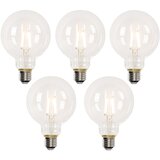 LUEDD Komplet 5 pametnih LED žarnic E27 G95 4,5 W 470 lm 2700-6500 K Cene