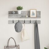 vidaXL Vješalica za kapute na zidu Beton siva 90 x 15 x 36 cm Cijene