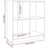 vidaXL Komoda 70 x 33 x 76 cm od masivne borovine | shoptok.hr