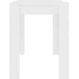  Blagovaonski stol bijeli 120 x 60 x 76 cm od iverice | shoptok.hr