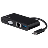 StarTech.com DKT30CVAGPD priključna stanica i replikator porta za prijenosno računalo Žičano USB 3.2 Gen 1 (3.1 Gen 1) Type-C Crno | Shoptok.si