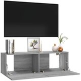  Zidni TV ormarić hrast sonoma 100x30x30 cm konstruirano drvo | shoptok.hr