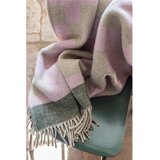 Mette Ditmer Denmark Roza/rjava odeja iz mešanice volne 130x190 cm Maze – | Shoptok.si