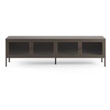 Marckeric Siva kovinska TV omarica 160x50x35 cm Layna – Cene