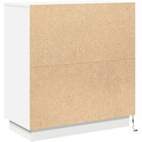  LED noćni ormarić bijele boje - 71x34.5x75 cm od konstruiranog drva | shoptok.hr