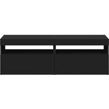 vidaXL TV ormarići s LED svjetlima 2 kom crni 60 x 35 x 40 cm | shoptok.hr