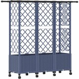  Povišeni krevet s mrežom i krovom Siva 163,5 x 40 x 142 cm PP | Eponuda.com