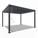 Pergola Superior, Antracit, 3,6x4m