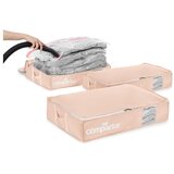 Compactor Vakuumske plastične škatle za pod posteljo v kompletu 3 ks 65x45x15,5 cm Pink Edition – | Shoptok.si