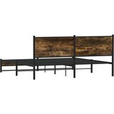  Metalni okvir kreveta bez madraca boja hrasta 183x213 cm | shoptok.hr