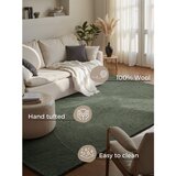Hanse Home Tamno zeleni ručno rađen vunen tepih 80x150 cm Calmio – | shoptok.hr