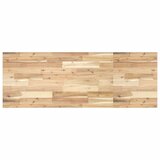  Zidna polica za umivaonik od čelika i masivnog bagremovog drva Smeđa 120 x 50 x 2 cm | shoptok.hr