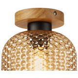  Plafonsko svetlo ROCCO WOOD 1xE27/15W/230V hrast/dimljeno bež prečnik 18 cm | Eponuda.com