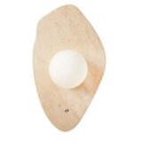 Opviq Bež zidna lampa od kamenine ø 10 cm Hilde – | shoptok.hr
