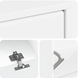  Ormar za cipele BREDA 78 x 24 x 103 cm Konstruirano drvo Bijela | shoptok.hr