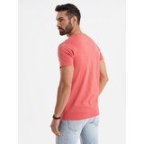 Ombre BASIC men's classic cotton T-shirt - coral | shoptok.hr
