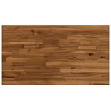  Polica za Lavabo - Umivaonik s prirodnim rubom montirana na zid - Prirodna i bijela 90 x 50 x 24 cm Četvrtasto | shoptok.hr