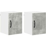 vidaXL Stenska kuhinjska omarica 2 pcs Betonsko siva 30 x 31 x 40 cm | Shoptok.si