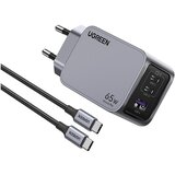 Ugreen Nexode Pro 65W 3-Portni GaN USB polnilec | Shoptok.si