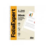 U folija 80 mic 1/100 FOLIAEXPERT A4 kristal 235x305mm