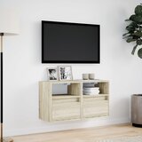  Zidni TV ormarići LED 2 kom boja hrasta sonome 41x31x45 cm | shoptok.hr