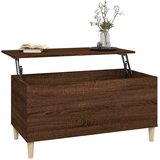  Stolić za kavu boja hrasta 90 x 44,5 x 45 cm konstruirano drvo | shoptok.hr