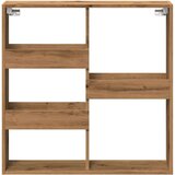 vidaXL Zidni ormarić boja artisian hrast 80x15x80 cm drveni | shoptok.hr