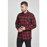 Urban Classics Checked Flanell Shirt blk/burgundy | ePonuda.com