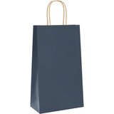  Papirnate vrećice 250 kom s ručkama plave 21x11x36 cm | shoptok.hr