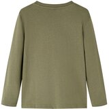  Dječja majica dugih rukava kaki 116 | shoptok.hr
