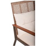 Garden Pleasure Smeđa drvena stolica za ljuljanje sa stolom Sinaloa - | shoptok.hr