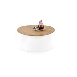  Klubska miza RORY natur/bela | Shoptok.si