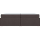  Konstrukcija postelje Temno rjava 200 x 200 cm blago, (5000127522) | Shoptok.si