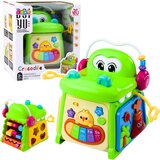  Edukativna kocka za igru sa pianom i senzornim elementima - zelena | Shoptok.si
