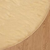  Lažni Ovčji Tepih Krema 80 x 80 cm Poliester | shoptok.hr