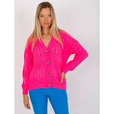 RUE PARIS Sweater-LC-SW-8022.04P-fluo pink | Shoptok.si