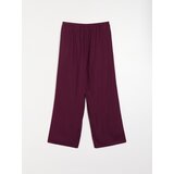 Sinsay Wide leg hlače s viskozom i dodatkom lana | shoptok.hr