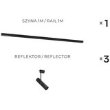 Zuma line 3556 - Spot svetlo za šinski sistem LISA 3xGU10/35W/230V crno | Eponuda.com